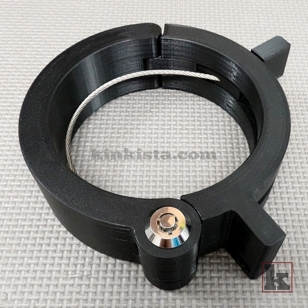 Detailed view of Breath Control Collar tension control structure